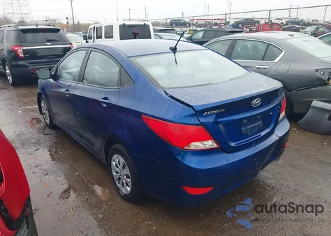 2016 Hyundai Accent Se z USA, uszkodzony, nr VIN KMHCT4AE0GU966997